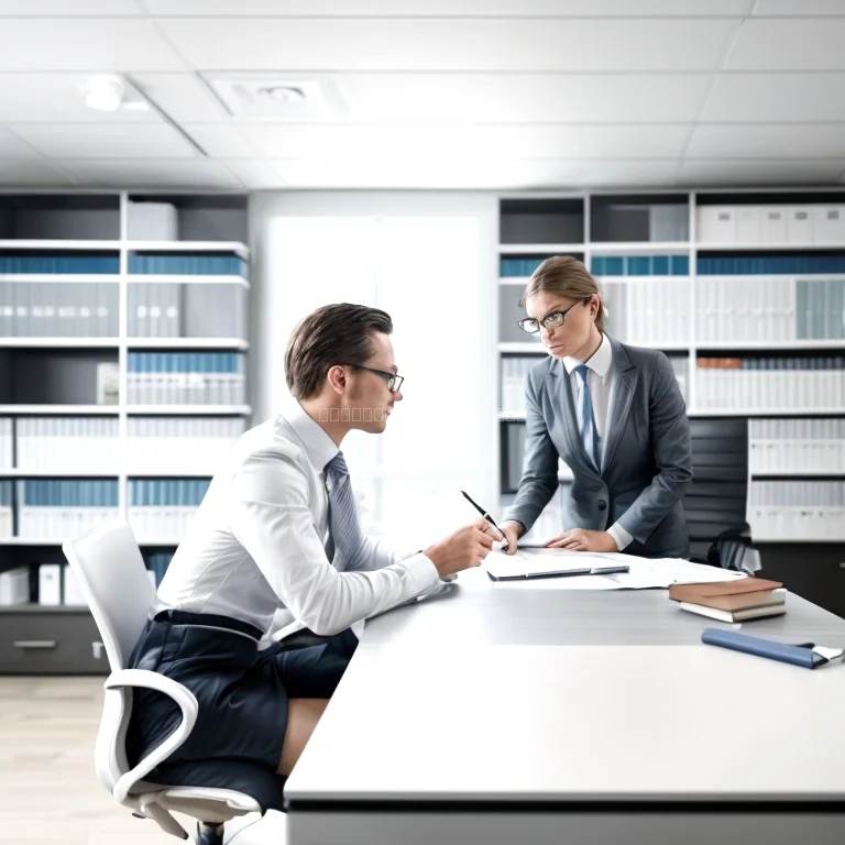 محامي يقدم استشارة قانونية لعقارات